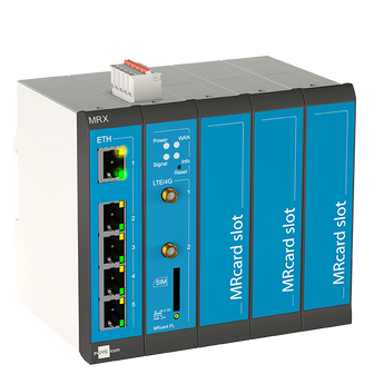 INSYS MRX5 LTE 1.2 4G router wereldwijd, 3 slots