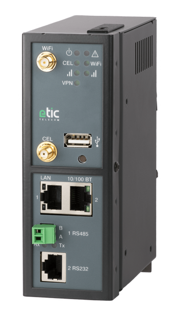 Etic IPL-CW-220-LW 4G + WiFi VPN-router, RS232/485