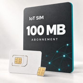 IoT SIM abonnement 100 MB per maand, €2