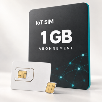 IoT SIM abonnement 1 GB per maand, €7