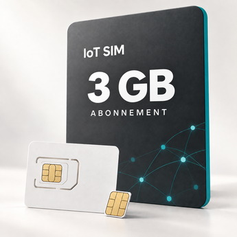 IoT SIM abonnement 3 GB per maand, €18,50