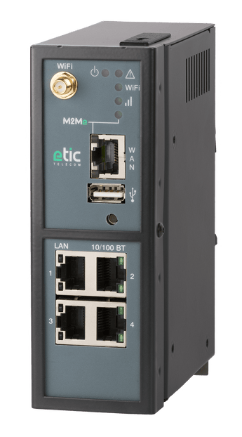 Etic RAS-EW-400 Machine Access Box WiFi, 4 LAN