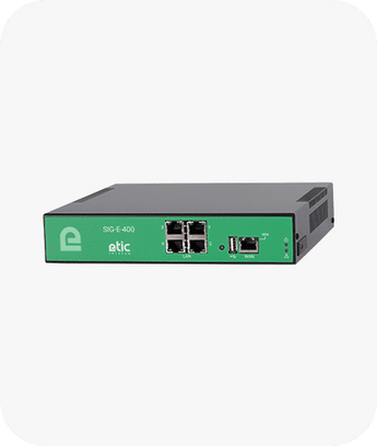 Etic SIG-E-400 VPN-concentrator Ethernet, OpenVPN, IPsec