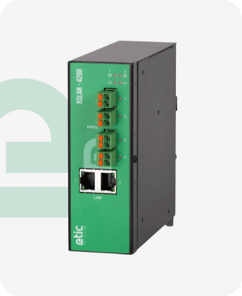 Etic XSLAN-BP4200 SHDSL lijnconcentrator met bypass