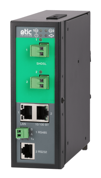 Etic XSLAN-2220 SHDSL switch voor daisy chain