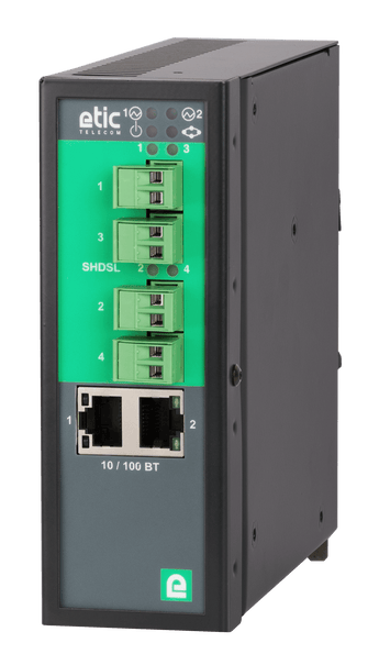 Etic XSLAN-4200 SHDSL lijnconcentrator, 4 poorten