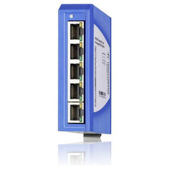 WIWAV 5-poorts industriële Ethernet switch, DIN-rail