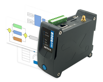 Nethix WE500 Plus WiFi gateway en datalogger, Modbus