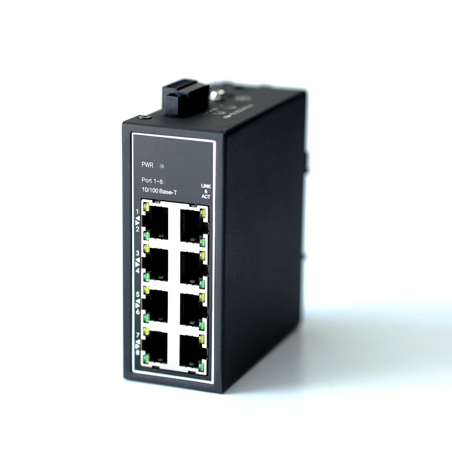 8-Port Industrial Ethernet Switch 10/100Mbps Unmanaged