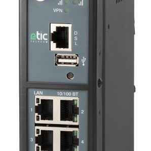 Etic IPL-AW-400 ADSL + WiFi VPN-router, 4 poorten